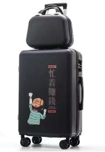 Wholesale Custom Made Hotel Luggage Trolley Handle Travel Bags Car Luggage And UV Printing Suitcase from china suppliers