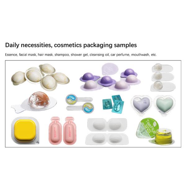 Alu PVC Bqs Blister Packing Machine 12mm Circular Capsule Packaging