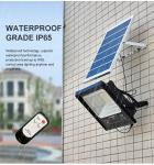 30000H 200W 300W ABS LED Solar Flood Light Outdoor Projector Lighting
