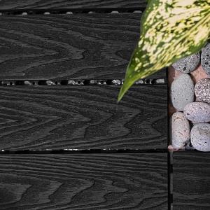 Wholesale Customized Wood Deck Tiles Impact Resistant Outdoor Interlocking Wood Tiles from china suppliers