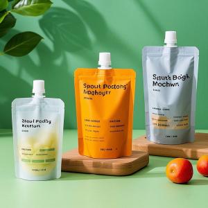 Wholesale Spout Pouch Manufacturer | Customizable Stand-Up Pouch with Spout for Food/Beverage/Cosmetics | Eco-Friendly Leak-Proof Packaging from china suppliers