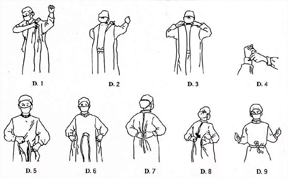 S To 4XL Hospital Patient Scrubs