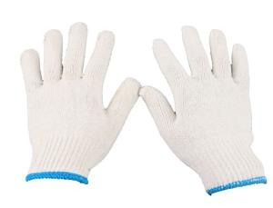 Wholesale 10 Gauges 50grams Natural White Work Cotton Gloves from china suppliers