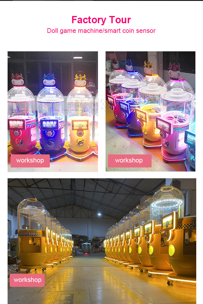 Arcade Gift Kids Game Capsule Coin Operated Ball Toys mini gashapon vending machine