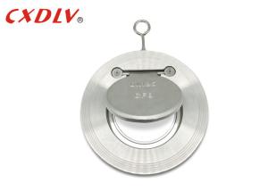 Wholesale Durable Single Swing Spring Wafer Check Valve Stainless Steel CF8 PN16 Metal Seat from china suppliers