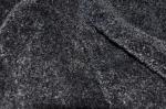 Black Warp Knitted Curling Look 150cm Width for Garment