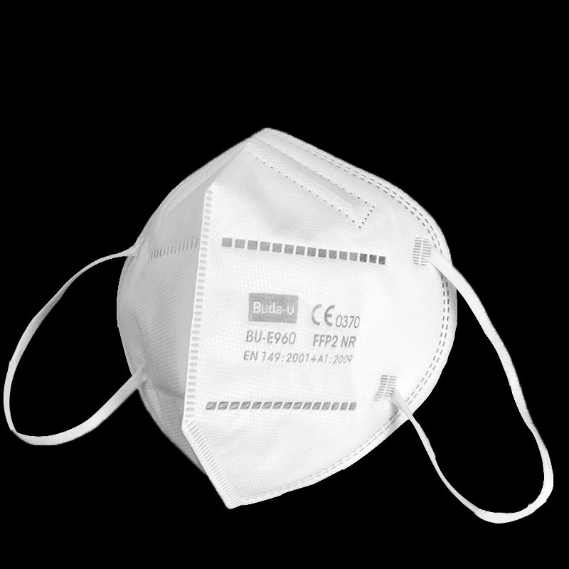 Buda-U Disposable Earloop Face Mask FFP2 NR Particulate Respirator , FFP2 Face Mask With CE0370, China Export White List