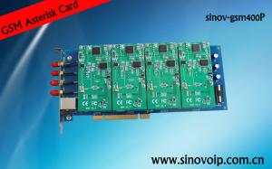 Wholesale SinoV-GSM400P 4 GSM port GSM Asterisk card from china suppliers