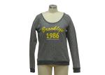 Lady Casual Sweatshirt , Long Sleeve Sweatshirt With Printing