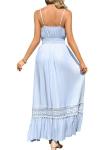 Small Order Clothing Manufacturers Women'S 100% Viscose High Waist V - Neck Maxi