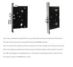 Silver Color Keyless RFID Door Lock , Entry Door Locks Custom 304 Stainless