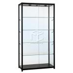 2000mm High Aluminum Display Showcase 8mm Tempered Glass Store Display Showcase