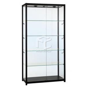 Wholesale 2000mm High Aluminum Display Showcase 8mm Tempered Glass Store Display Showcase from china suppliers