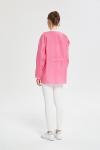 S&J Disposable SMS pink lab coat nurse dental disposable lab Jackets