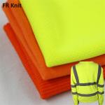 High Visibility 100 Percent Cotton Reflective Shirts FR Fleece For Construction
