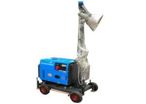Wholesale 5kw 220v portable lighting towers metal halide lights 50 / 60HZ from china suppliers