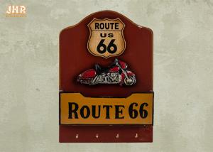Wholesale Wood Wall Envelope Holder Wooden Wall Plaques 3D Resin Motorcycle Wall Decor Red Color from china suppliers