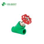 UV Protection Hot Cold Water Pn25 Stainless Steel Handle PPR Pipe Fittings Ball
