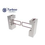 SUS304 Airport Waist Height Turnstiles 24V Infrared anti clamp