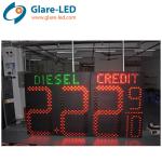 Gas Station Sign Led Petrol Digital Display 1550mmx2914mmx130mm Long Lifespan