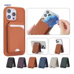Premium Leather Magnetic Wallet Phone Stand Adjustable Magsafe Card Holder
