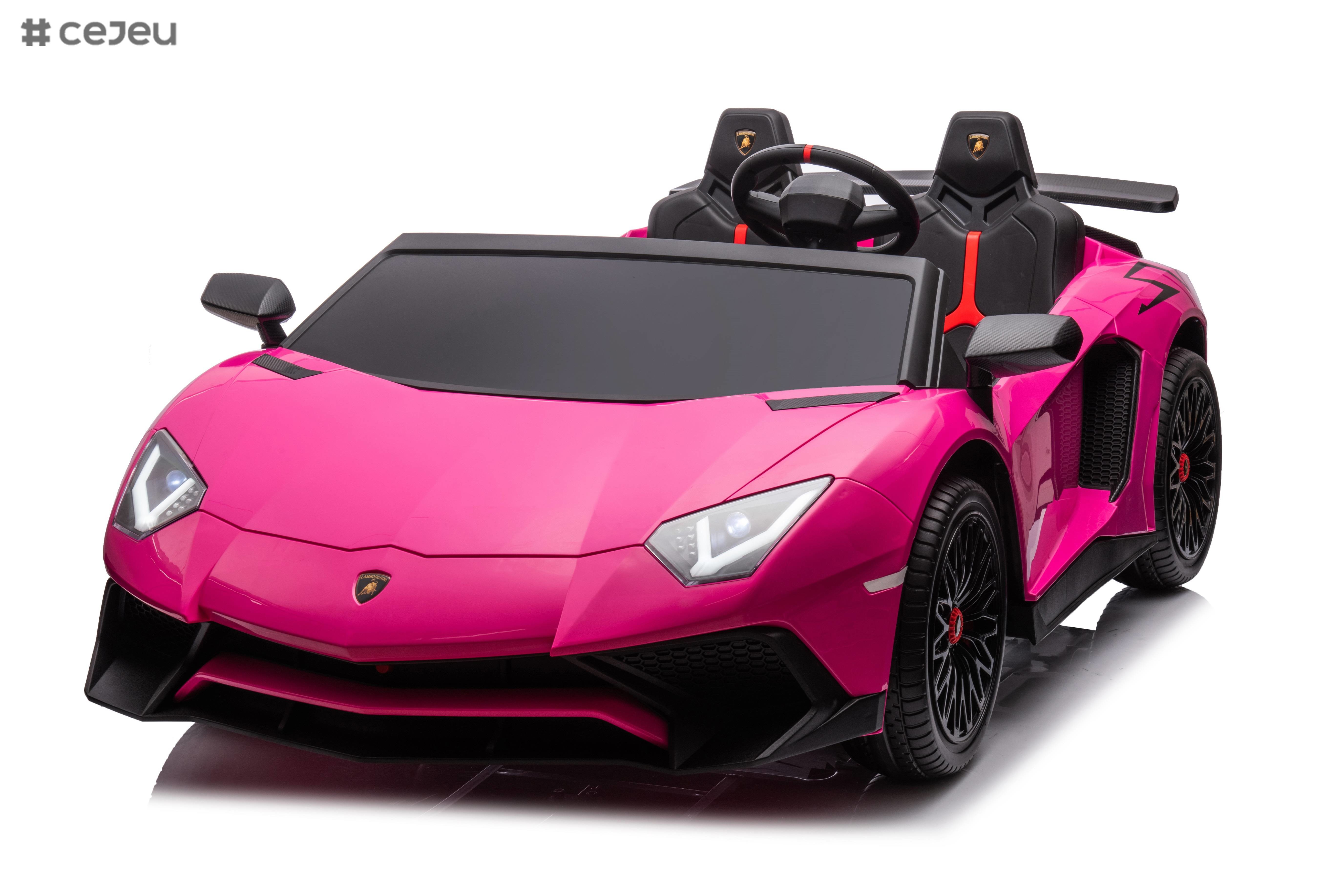 Kids 12V Ride On Licensed Lamborghini Aventador SV Sports Car Toy Parent Control