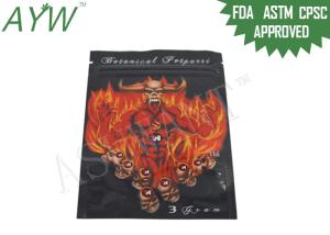 Wholesale Reclosable Sniff / Smell Proof Zipper Bags For Botanical Incense Spices from china suppliers