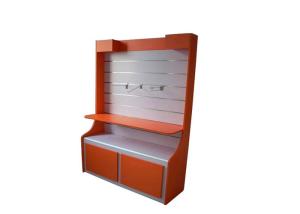Wholesale Wall Along Slatwall Gondola Display , Durable Adjustable Retail Wall Display Systems from china suppliers