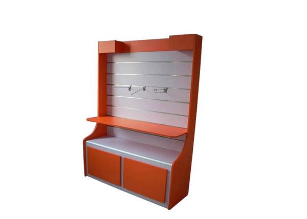 Wall Along Slatwall Gondola Display , Durable Adjustable Retail Wall Display