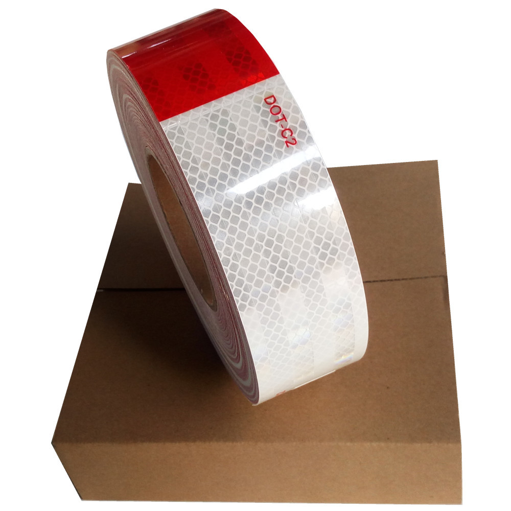 2"X150ft High Visibility Retro Reflective Marking Tape DOT C2 Sticker For Trailer