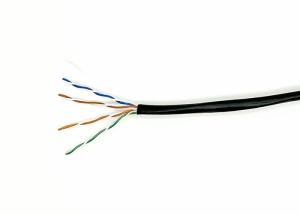 Wholesale Black PE-UV UTP Bulk CAT5E Cable PE UV Resistant Sheath Waterproof from china suppliers