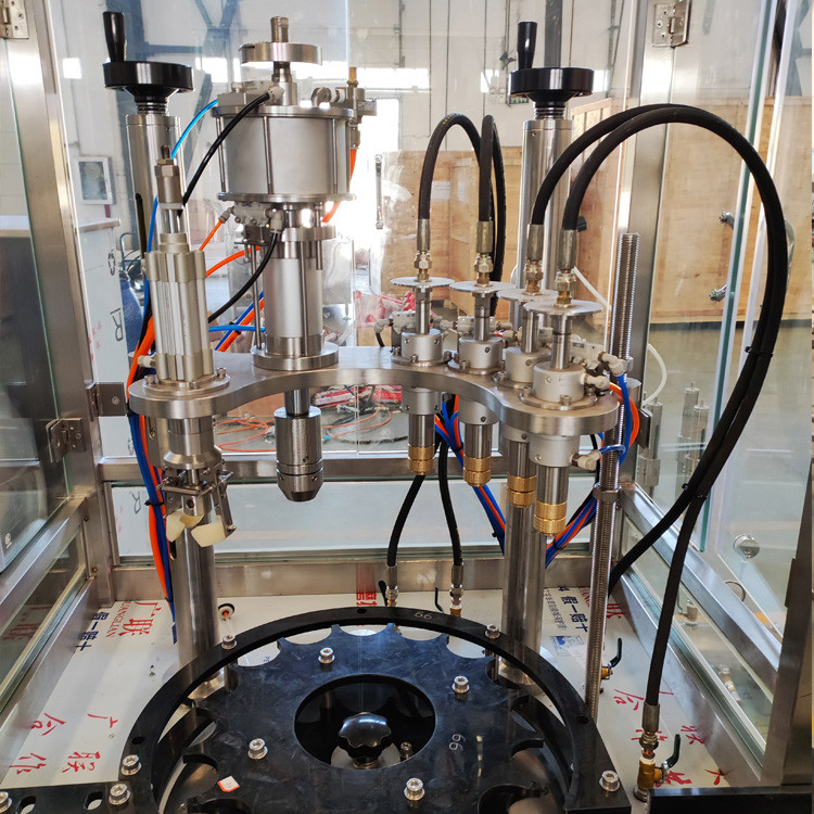 Automatic Aerosol Filling Machine For 1 Inch Tank Diameter 35 73.85 310mm