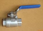 2-pc stainless steel Padlocking device ball valves 1000 WOG, Full bore, Threaded