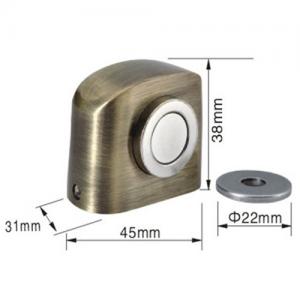 Wholesale Construction Hardware Zinc floor strong magnetic door stopper unfading and durable from china suppliers