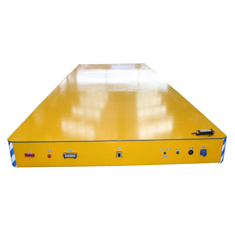Customized size and capacity Industrial transportation 20T electric transfer trolley battery powered cart