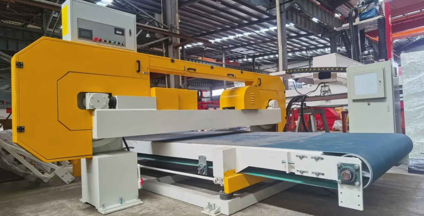 High-Precision Diamond Band Saw Stone Horizontal Pair Cutting Machine Marble Slabs Block Splitting Machine
