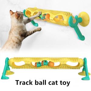 Wholesale Luminous Mint TPR Cat Track Ball Long Turntable Fur Rubbing Artifact Pet Products from china suppliers