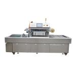 PLC Control Vacuum Tray Sealer Nitrogen Filling Machine For Food Packaging