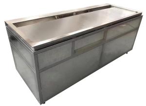 Wholesale Commercial Electric Sunken Exhaustion Japanese Teppanyaki Grill with Fume Purifier System from china suppliers