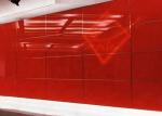 8mm Wardrobe Door Mirror Glass , Decorative Lacquered Glass Various Colors