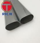 304 316 Stainless Steel Tube Handrail Flat Oval Polished Finish