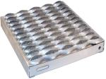 High Strength Non Slip Metal Plate Grip Strut Safety Grating Rust Resistance