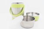 1.5L Hot sale stainless steel storage food container plastic insulated lunch box