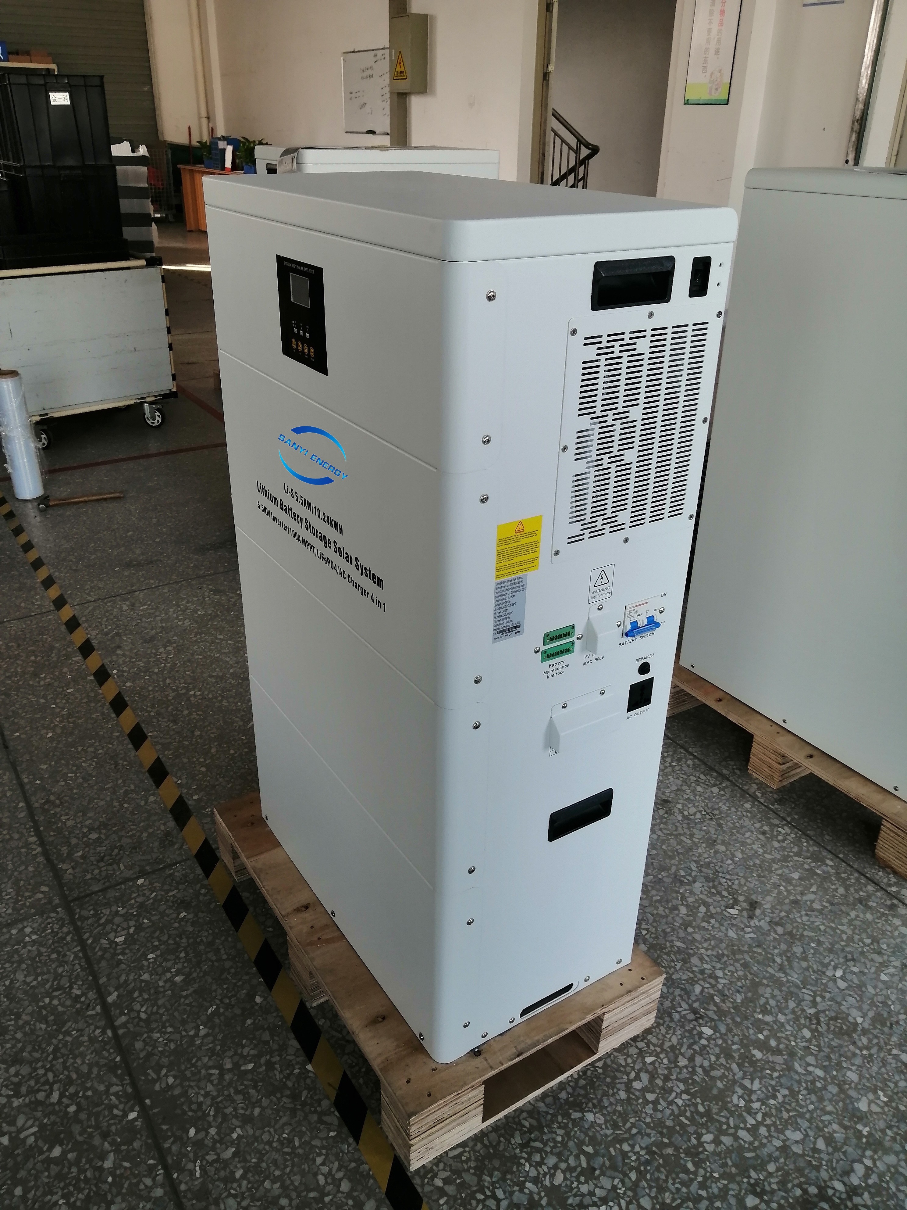 Home ALL IN ONE Lithium Battery Pack 48V 5Kwh 10kwh 15kwh 20kwh With Inverter