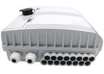 Indoor / Outdoor 16 Port Splitter Fiber Optic FTTH Splitter Box