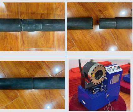 Device Head Turned 360° 1-90mm Crimping Range Hydraulic Steel Pipe Crimping