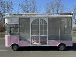 Cornered cloth On Wheels Round Corner Cartoon Clothes Cart and Country Markets