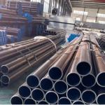 DIN1629 ST37 ST44 ST52 A106 A53 Black Ms Round Seamless Mild Steel Tubing