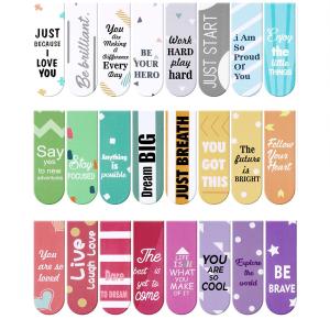 Wholesale Strong Glossy Magnetic Bookmark Clips Tabs For Marking Pages from china suppliers