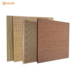 Fireproof And Acoustic Commercial Building Wood Grain Aluminum Suspended Clip In